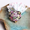 2018 New design pave setting tourmaline 925ag pendant necklace bulk return gifts