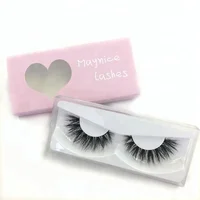 

Soft band Eyelashes real 3d mink eyelash packaging box