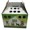 100% Recycled Eco-friendly Accept Custom Size High Quality Factory Sell Pet Litter Carrier Box With Clear Window