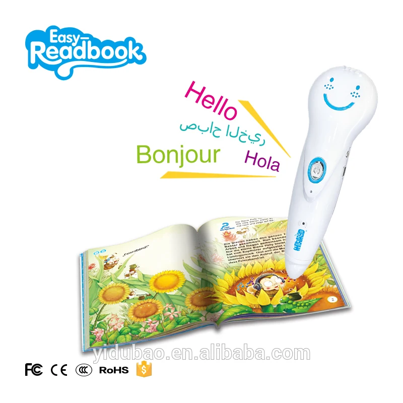E9800 english speaking pen kids learning English talking pen with electric audio books
