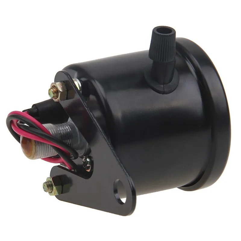 New Black Universal Motorcycle Dual Odometer Speedometer