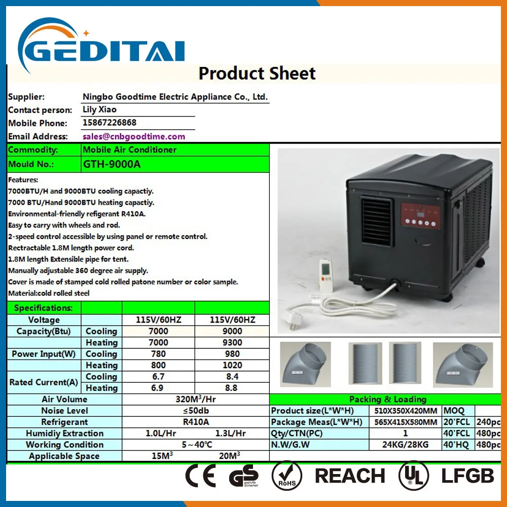 Portable Mobile Air Conditioner With Cold And Hot Air Conditioner Buy