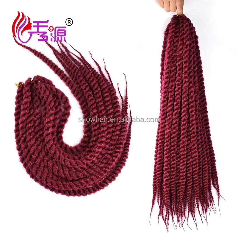 Different Types Of Synthetic Hair Havana Mambo Twist Crochet Braid