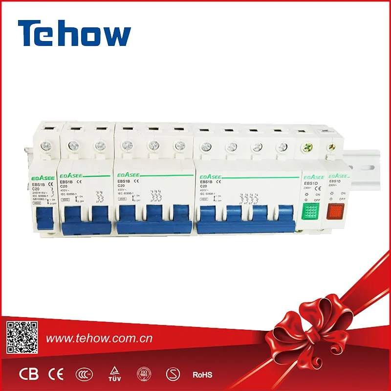 Ebasee Ebs9b 10ka B C D Type Hot Sell Ac Automatic Miniature Circuit