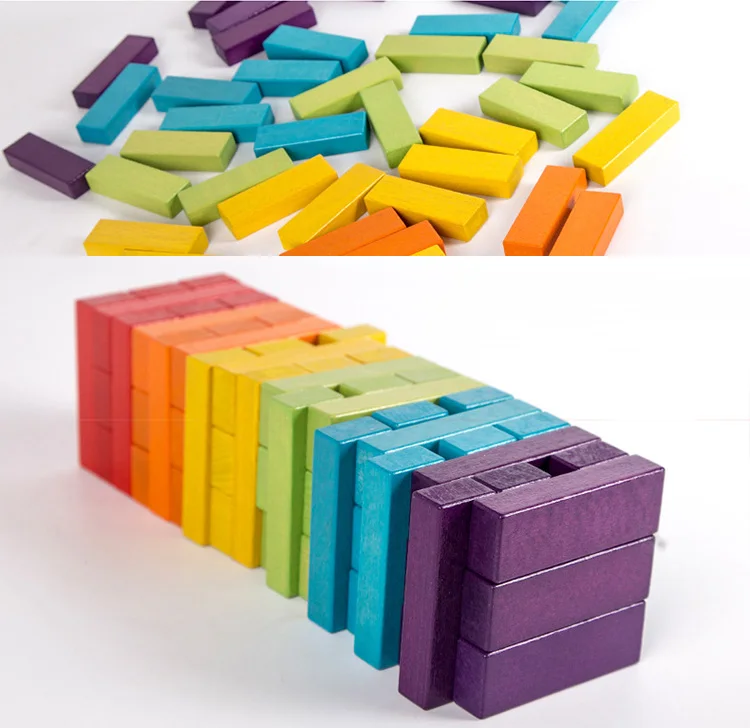 Educational DIY Toys - Creative Mixed Natural Wood Blocks