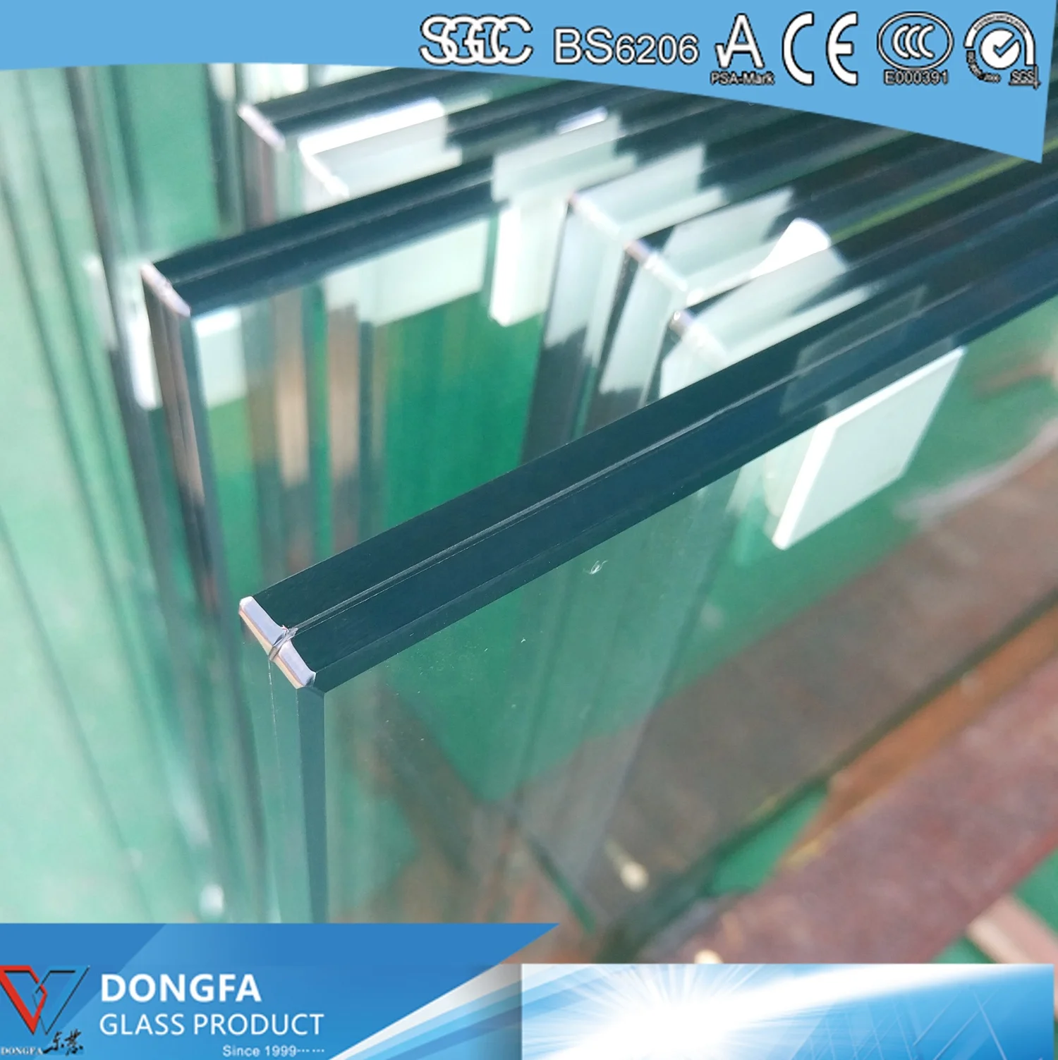 
Kuraray Sentryglas sgp laminated toughened glass panels standard sizes price per square meters 