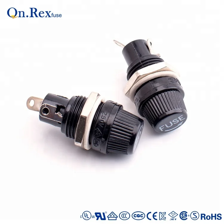 125V 15A for 6x30mm Fuse NEW 5 x Fuse Holder FH043 10A 250V