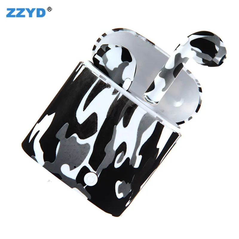 

Headphones Wholesale i7s Tws Bluetooth Earphone Supplier Cell Phone Wireless Camouflage Pattern Headphones, N/a