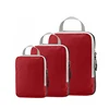 waterproof fashion recycled nylon luggage pack cube compression packing cubes for travel