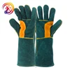 Electric welding/cutting labor protection work gloves made of the second layer of cow