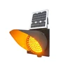 Roadway Security Red Blue Solar Traffic Signal With Traffic Signal Controller