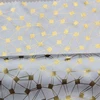 100% Polyester Stretch Shiny Color Gold foil/Silver foil printing fabric for Upholstery Fabric/Cloth