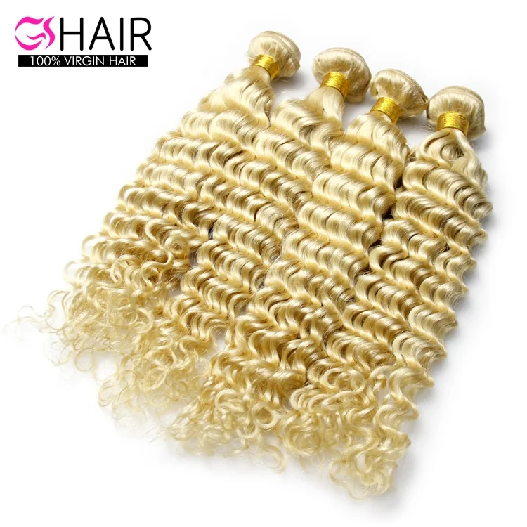 

Top quality best price mink ends blonde 613 deep curl wholesale brazilian hair weave hair bundles human