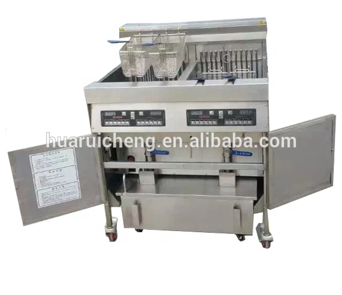 Commercial Large Capacity Double Tank Chicken Deep Fryer Machine Buy