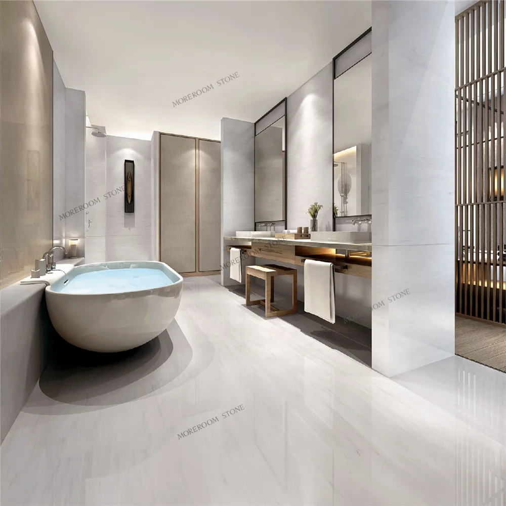 Dolomite White Marble Porcelain Floor Tile Product On Alibaba Com