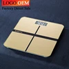 Logo customized high end fat balance fit electronic Household Bathroom scale