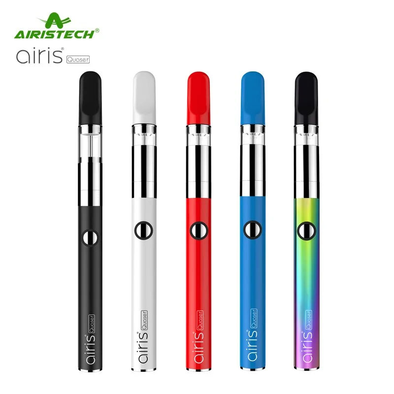 

2019 New Released Fast heating mini dab wax pen Airis Quaser wax pen vaporizer starter kit wholesale, Black;white;red;blue and rainbow