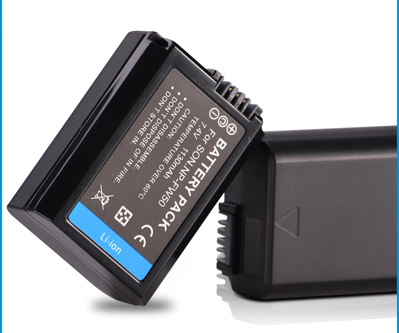 
800mAh LED Light Battery NP fw50 digital camera battery For Sony Camera Battery for Sony NPFW50 