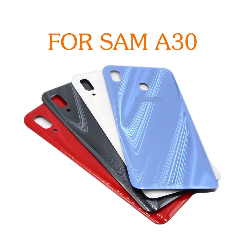 

For samsung A30 TAPA Back Battery Cover Door Housing case Rear Glass parts