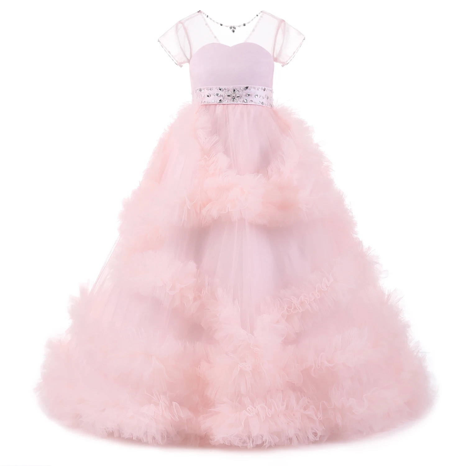 Stunning Vback Luxury Pageant Tulle Ball Gowns For Girls 212 Year Old Buy Party Dress For 2