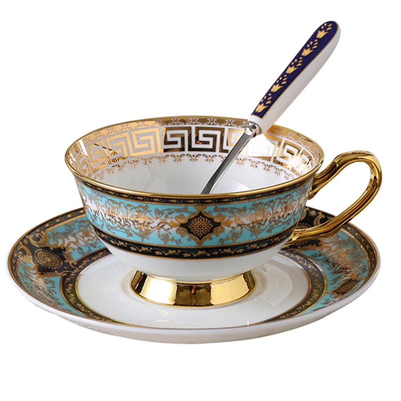 

good quality bone china coffee set modern Emboss porcelain tea set with pot luxury, Picture