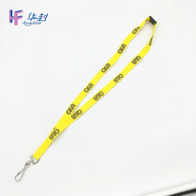 Custom printed high quality sublimation airbus lanyard