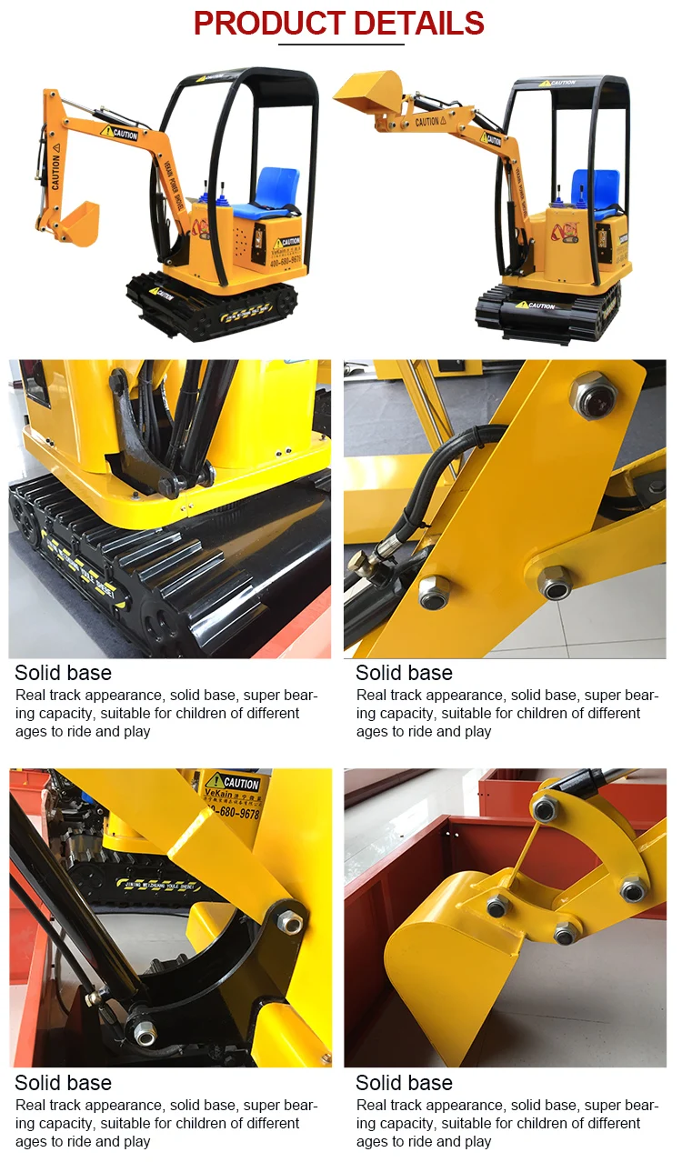 VEKAIN Kids Mini Electric Excavator - Fun & Education