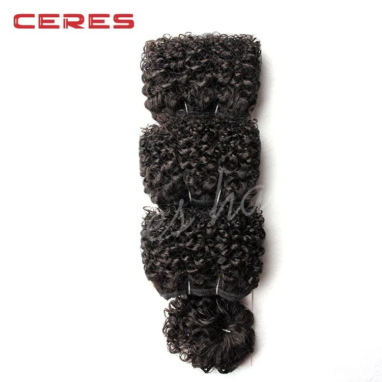 High Quality Factory Price Bump Human Hair 27pcs Weave Curly Style