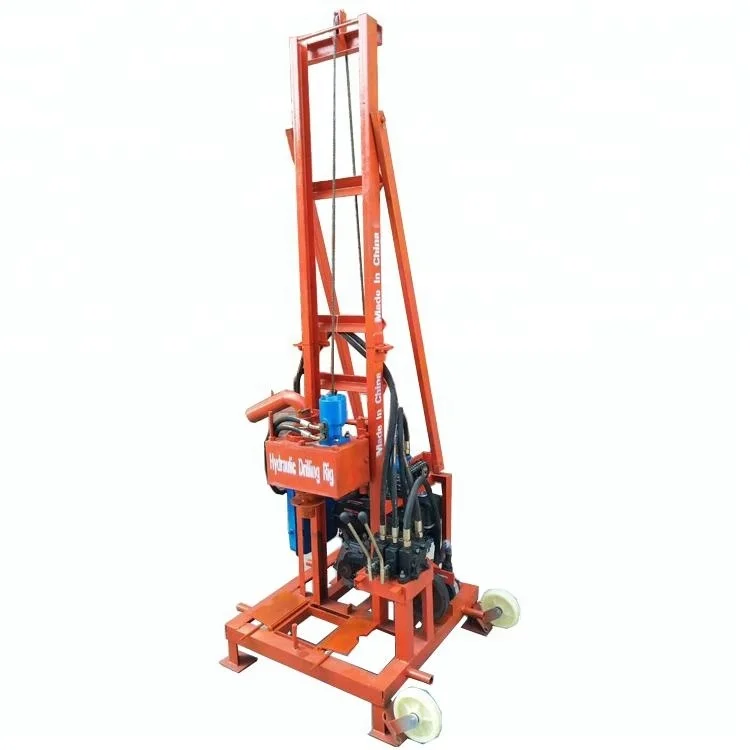 Mini Tubular Well Water Drill Rig Machine / Water Well Drilling Machine