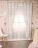 Latest Curtain Designs Embroidered Dolly Voile Curtain Elegant Sheer Window Treatment