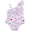 Wholesale one piece summer child girls swimwear for little baby girls