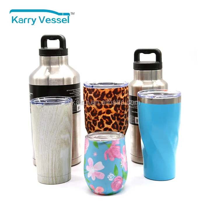 Stainless Steel Insulated Custom Logo Sport Water Bottle Double Wall Water Bottle With Lid