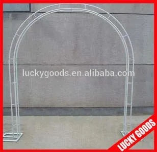 
wholesale white U shape decorative metal wedding arch 