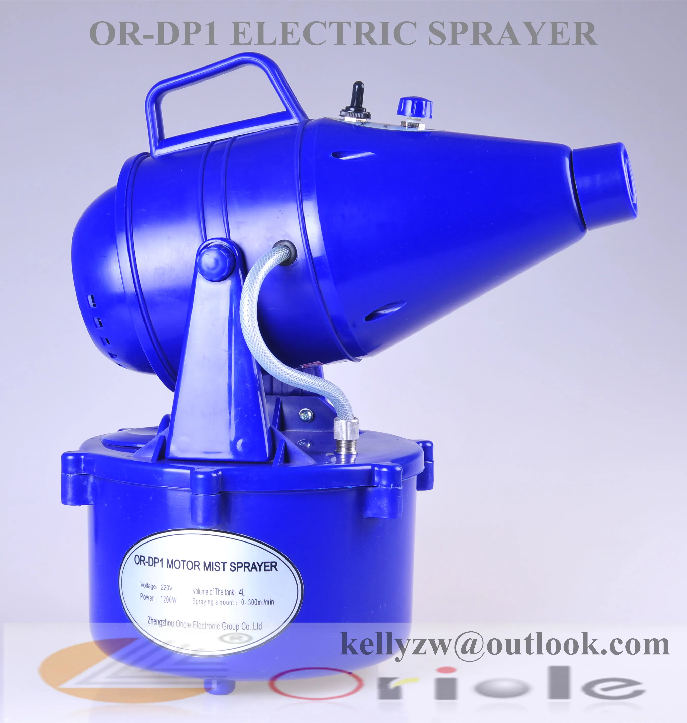 

Used in garden/ agriculture Motor mist sprayer, Blue