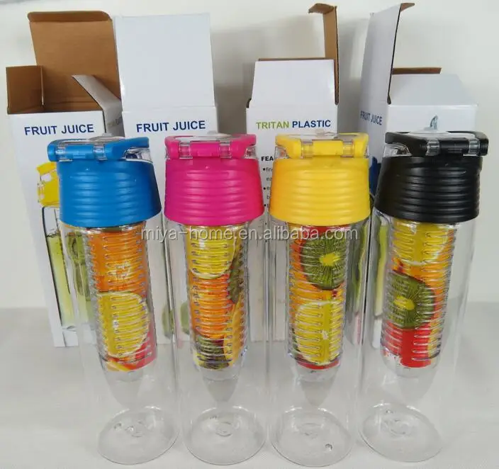 

Hot Sale Fruit Infuser Water Bottle / Tritan water bottle / infuser water bottle, Color