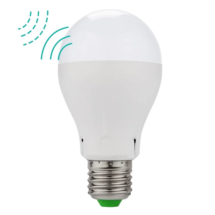 E27 7W  High Efficiency Microwave Motion Sensor LED  Bulb with Sensor