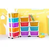 3-tier clear plastic drawer moveable storage large organizer