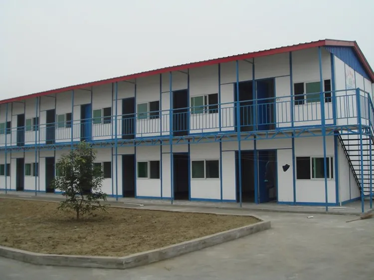 fast-installing two storey labor camp prefabricated homes