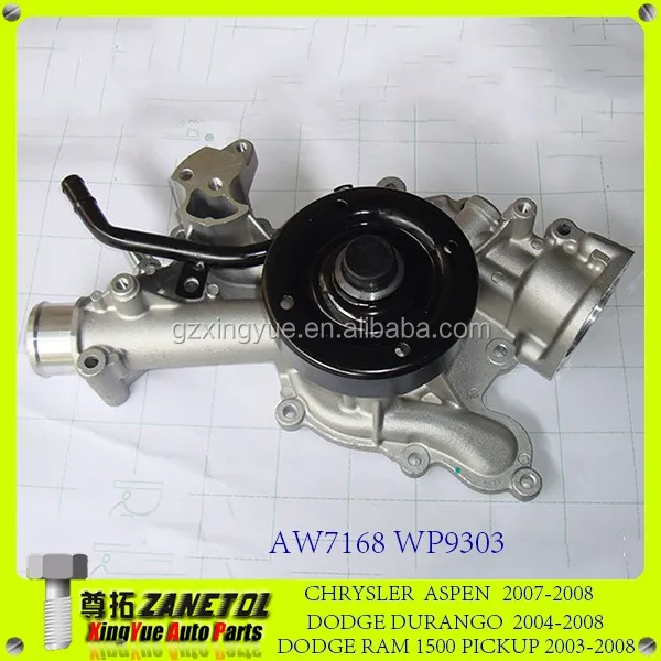 Aw7168 Wp9303 Water Pump For Chrysler Aspen Dodge Durango Ram 1500