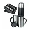 two cup stainless steel thermos flask gift set