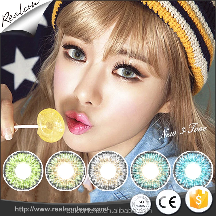 

Wholesale cheap FC-28 cosmetic color contact lens charming contact lenses for eyes, 5 colors