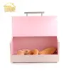 Cute Bread Box for Kitchen Counter - Stainless Steel Bread Bin Storage Container For Loaves, Pastries, and More