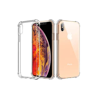 High Clear For Iphone XS XR Max Case Clear Tpu Anti-fall  Case For Iphone XS Plus Case