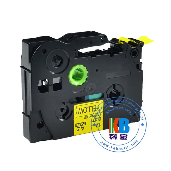 Black On Red Compatible Label Printer Label Tape Cassette Ribbon Buy