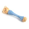 New outdoor plastic automatic bear light up stick wand toy bubble machine with music