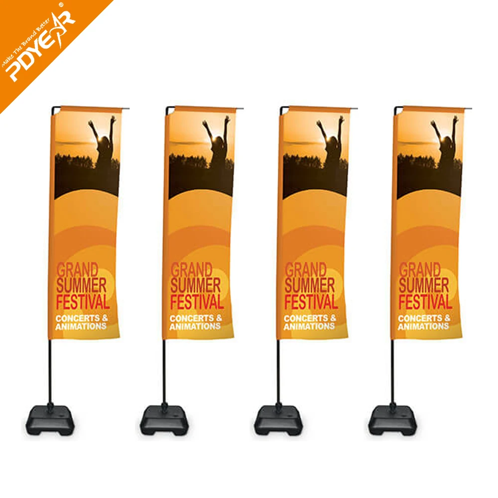 Cheap Advertising Wind Blade Flags Church Feather Banners And