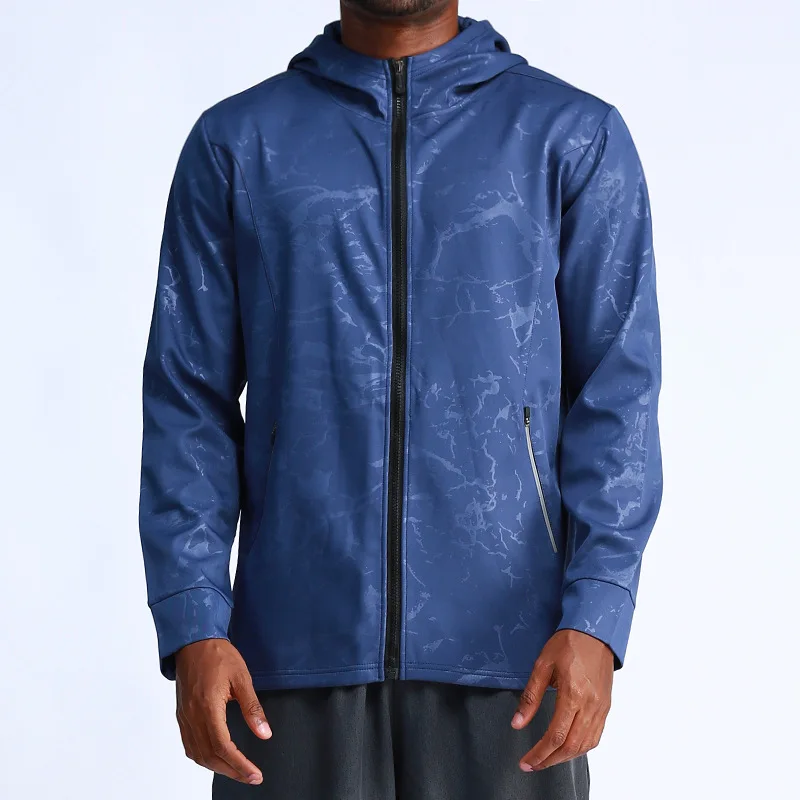 

Wholesale sport gym tracksuit jogging suits mens running jacket, Blue;black