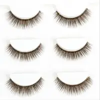 

zm50397c 2019 New arrivals brown color hand made 3d false Eyelashes