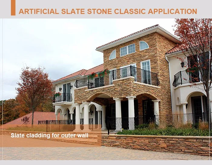 Revestimiento De Pared De Piedra Apilada Cruda Para Exterior - Buy