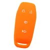 Funny 5 buttons silicone car key case shell for ford remote keys